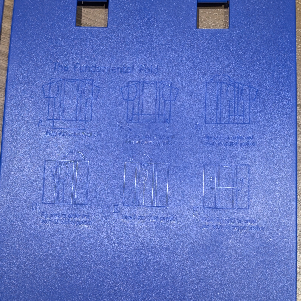 Blue Clothes Folder - Picture 4 of 5